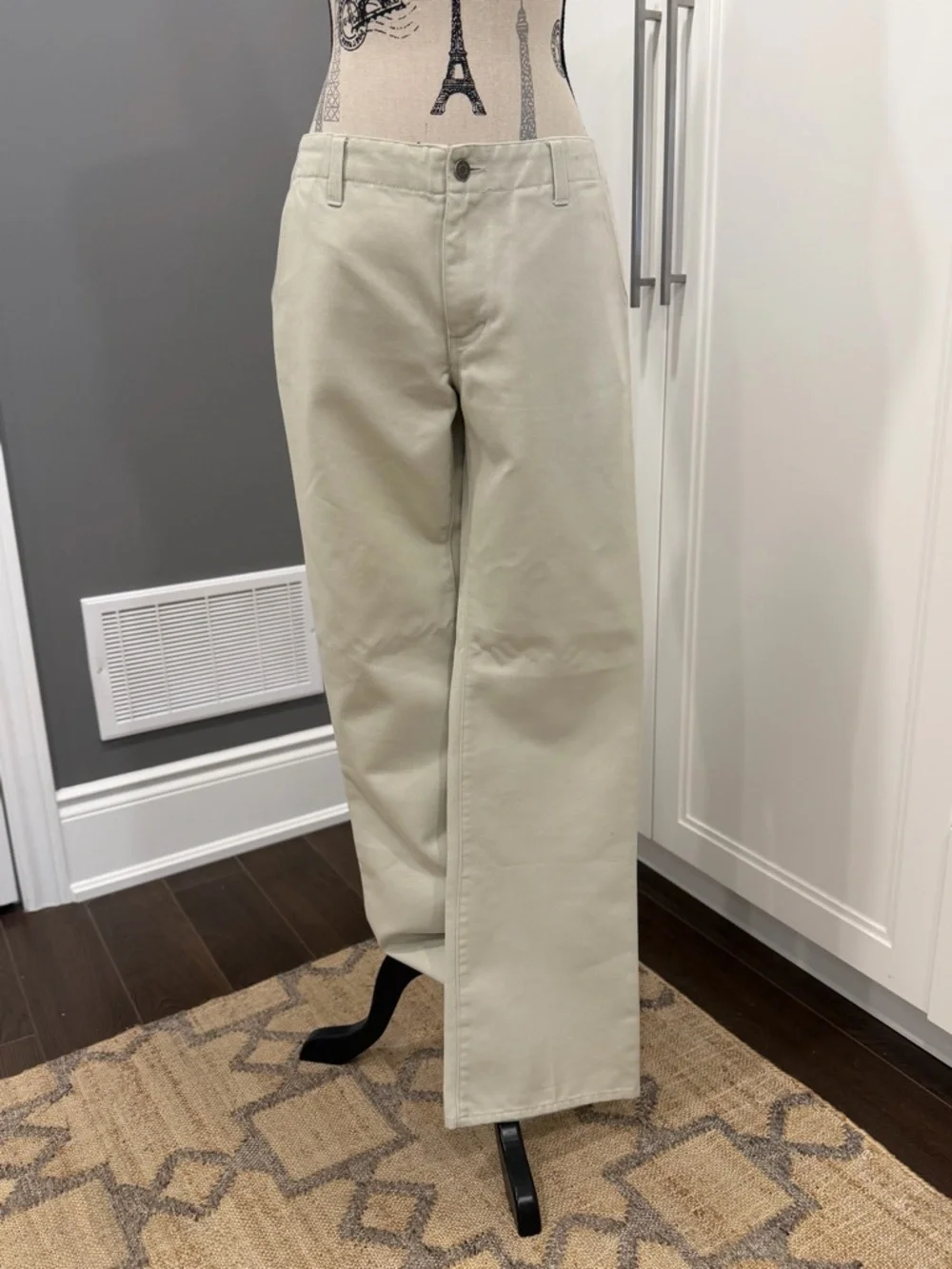 Vintage, GAP Hipster Trouser in Light Beige - Picture 1 of 16